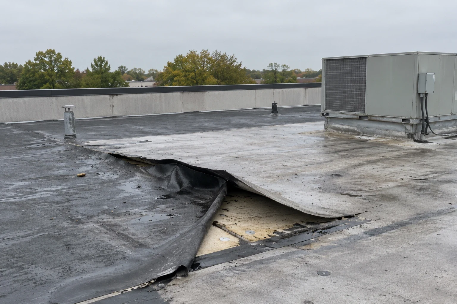 Wind Damage Roof Repair in St. Paul, MN