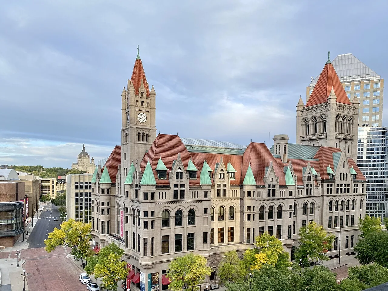 Landmark Center in downtown St. Paul, MN